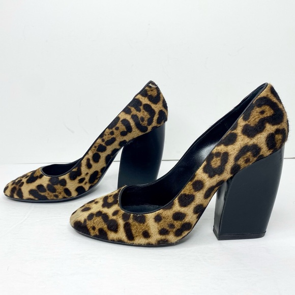 Pierre Hardy Pony Hair Leopard Print Pumps - Picture 4 of 8